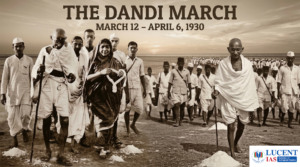 96 Years of Dandi March : revisit how Mahatma Gandhi led a peaceful protest against the British salt tax, inspiring millions and transforming India’s freedom struggle into a powerful mass movement. Important for APSC & UPSC(Prelims & Mains). Read more below.
