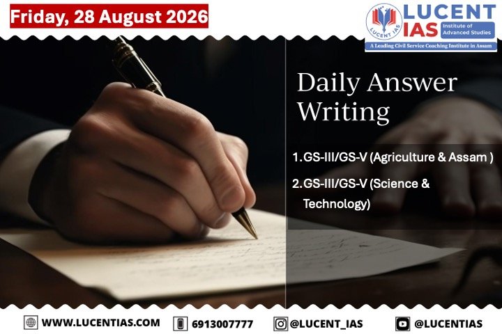 APSC Mains Answer Writing on rural entrepreneurship and space technology in Assam