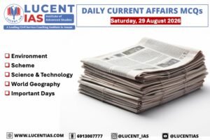 APSC Current Affairs MCQs 29 August 2026 on Kaziranga animal corridors, PMJDY, Gnani Artha AI, Lake Ontario and National Sports Day