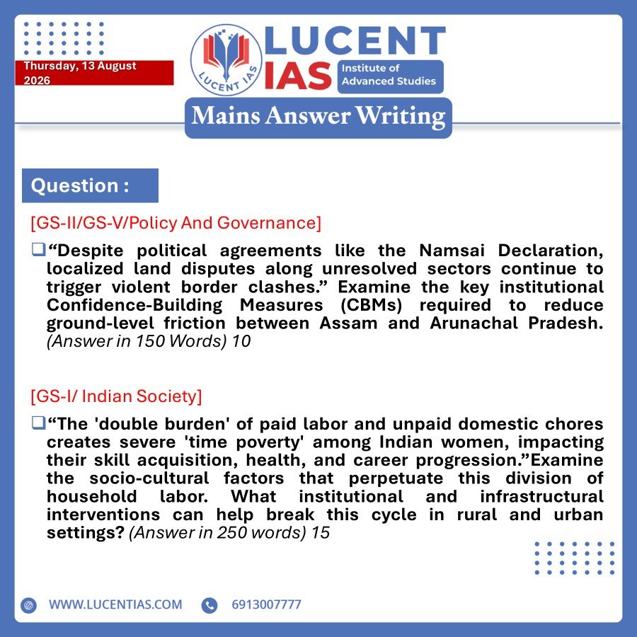 APSC Answer Writing by Lucent IAS