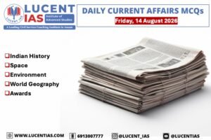 APSC Current Affairs 14 August 2026 | MCQs & Answers